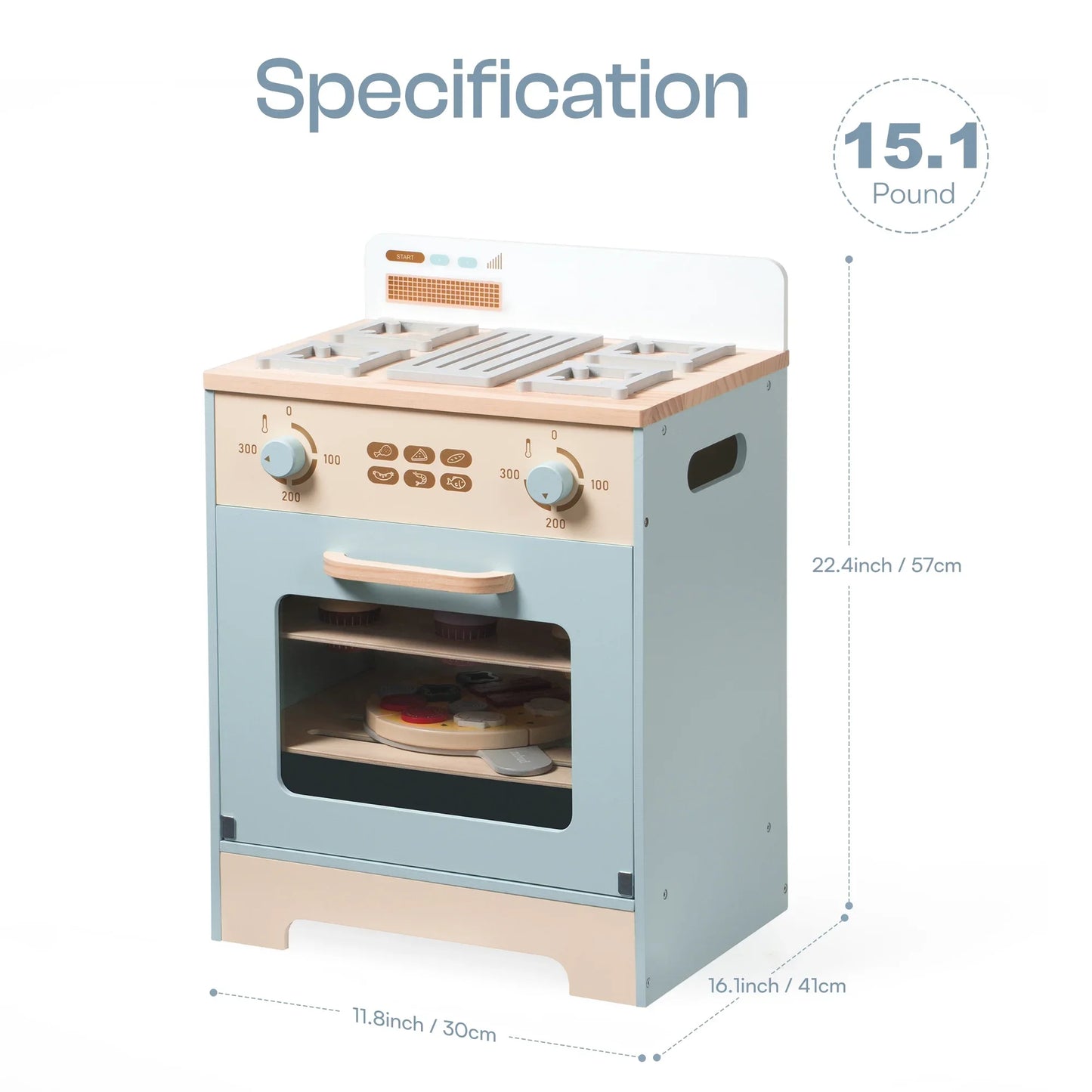 Kitchen Playset With Refrigerator, Oven , Etc.