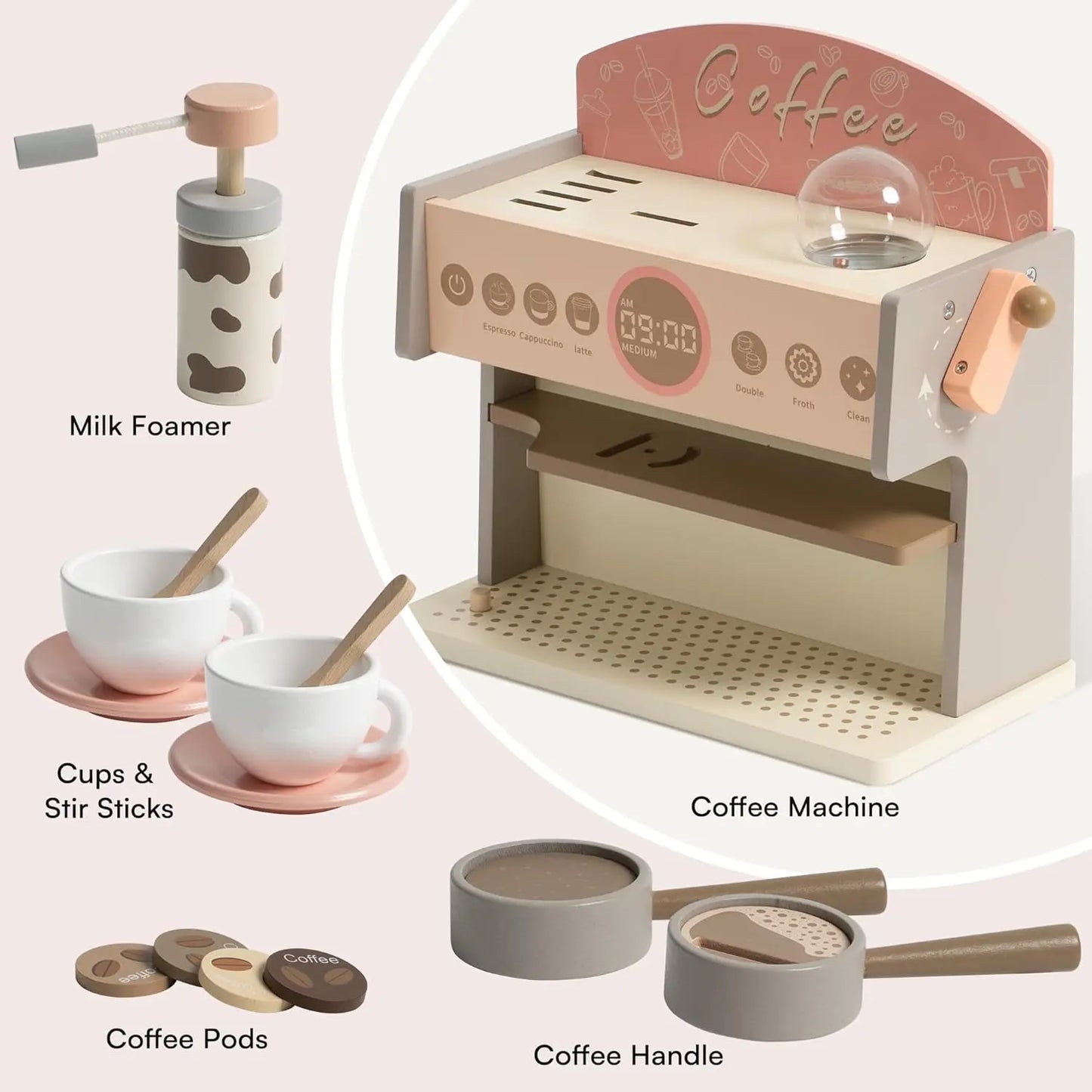 Play Kitchen Accessories Toy Set