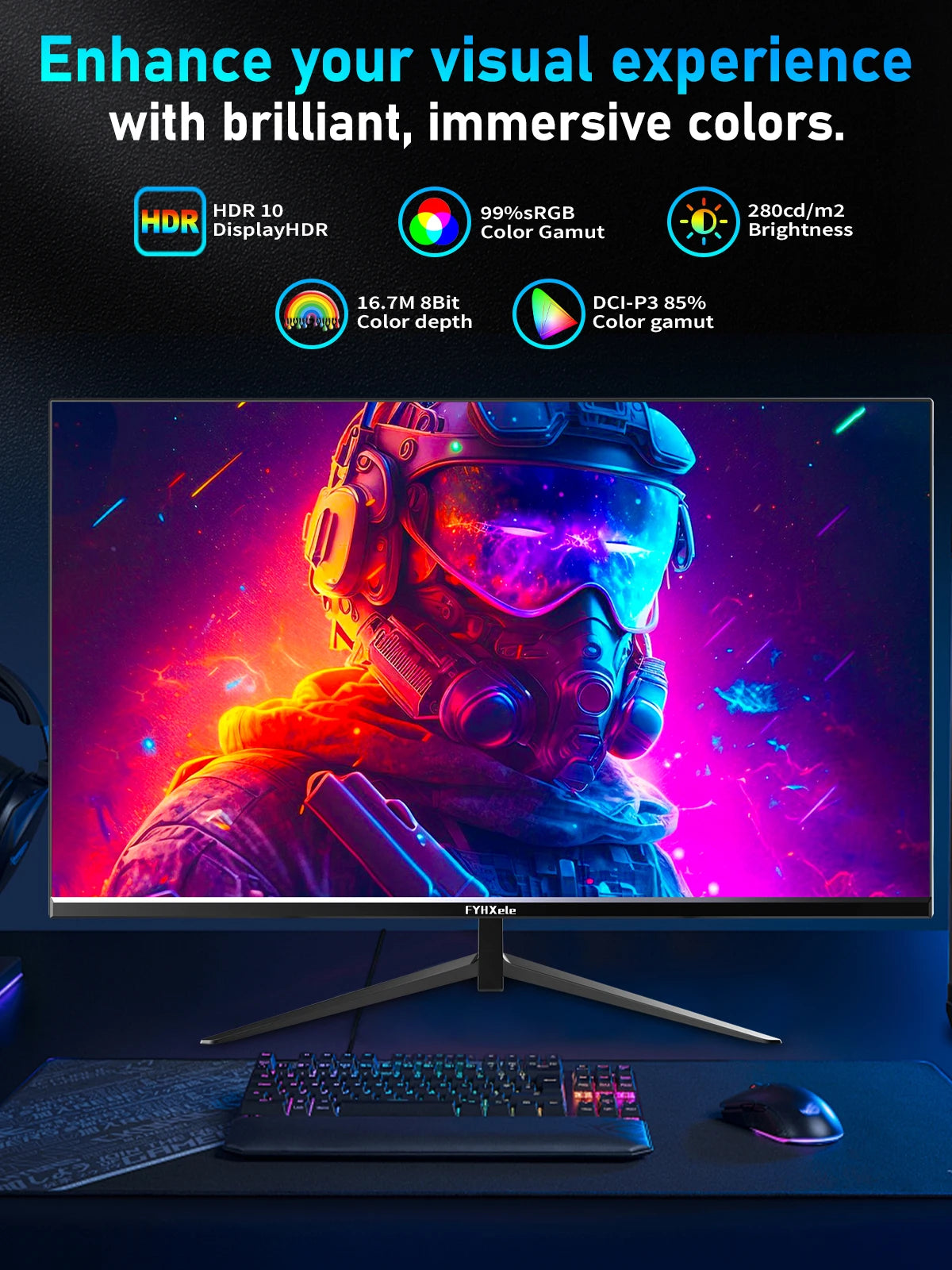 24Inch Gaming Monitor Computer Display