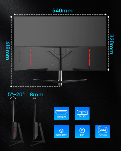 24Inch Gaming Monitor Computer Display