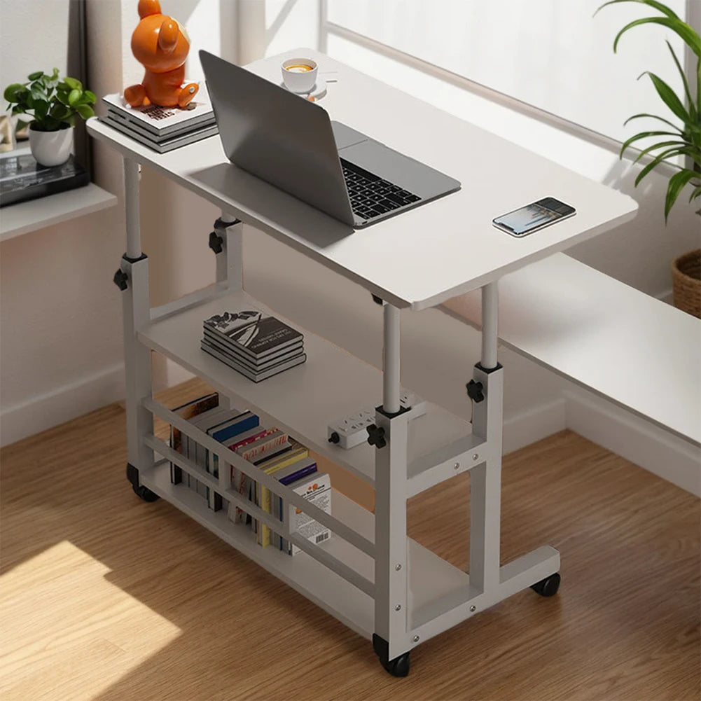 Height Adjustable Mobile Laptop Computer Desk