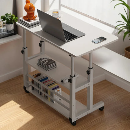 Height Adjustable Mobile Laptop Computer Desk