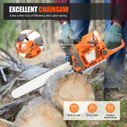 24 inch Gasoline Powered Chain Saw