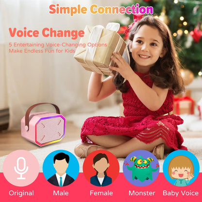 Portable Mini Karaoke Machine for Kids