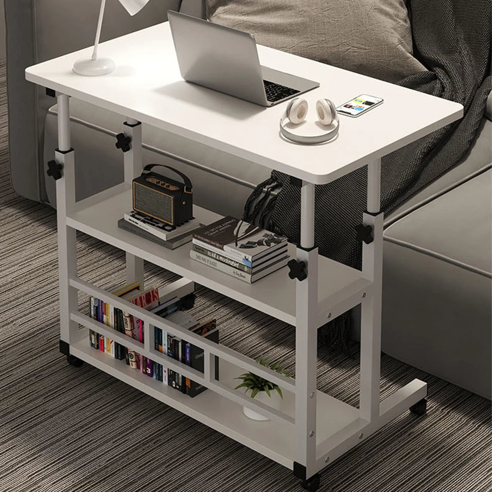 Height Adjustable Mobile Laptop Computer Desk