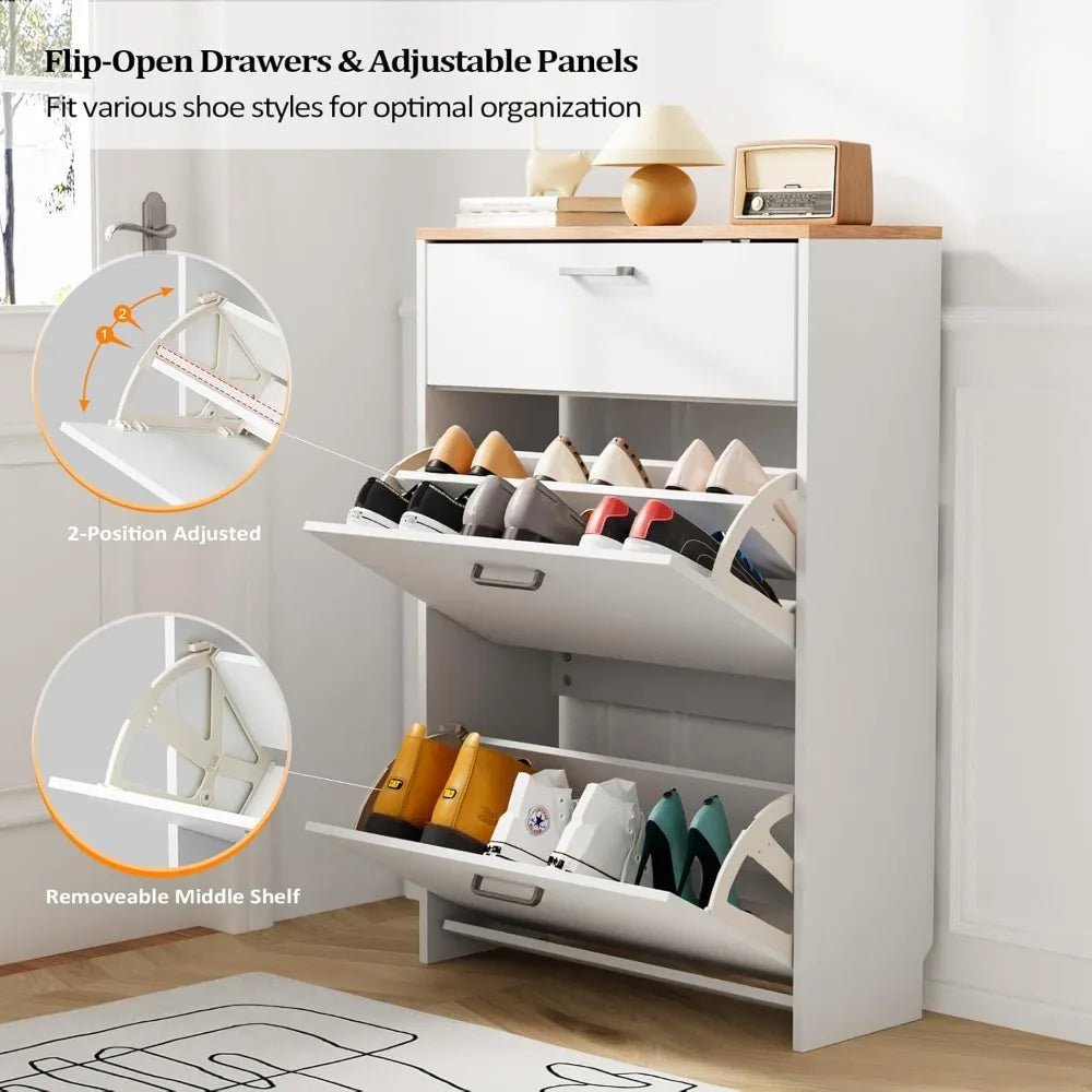 Shoe Cabinet Storage for Entryway