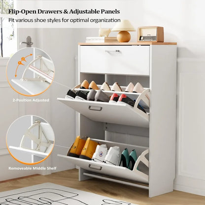 Shoe Cabinet Storage for Entryway