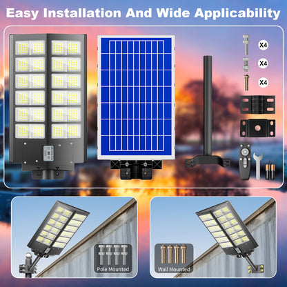 6000-Watt Waterproof Solar Street Light