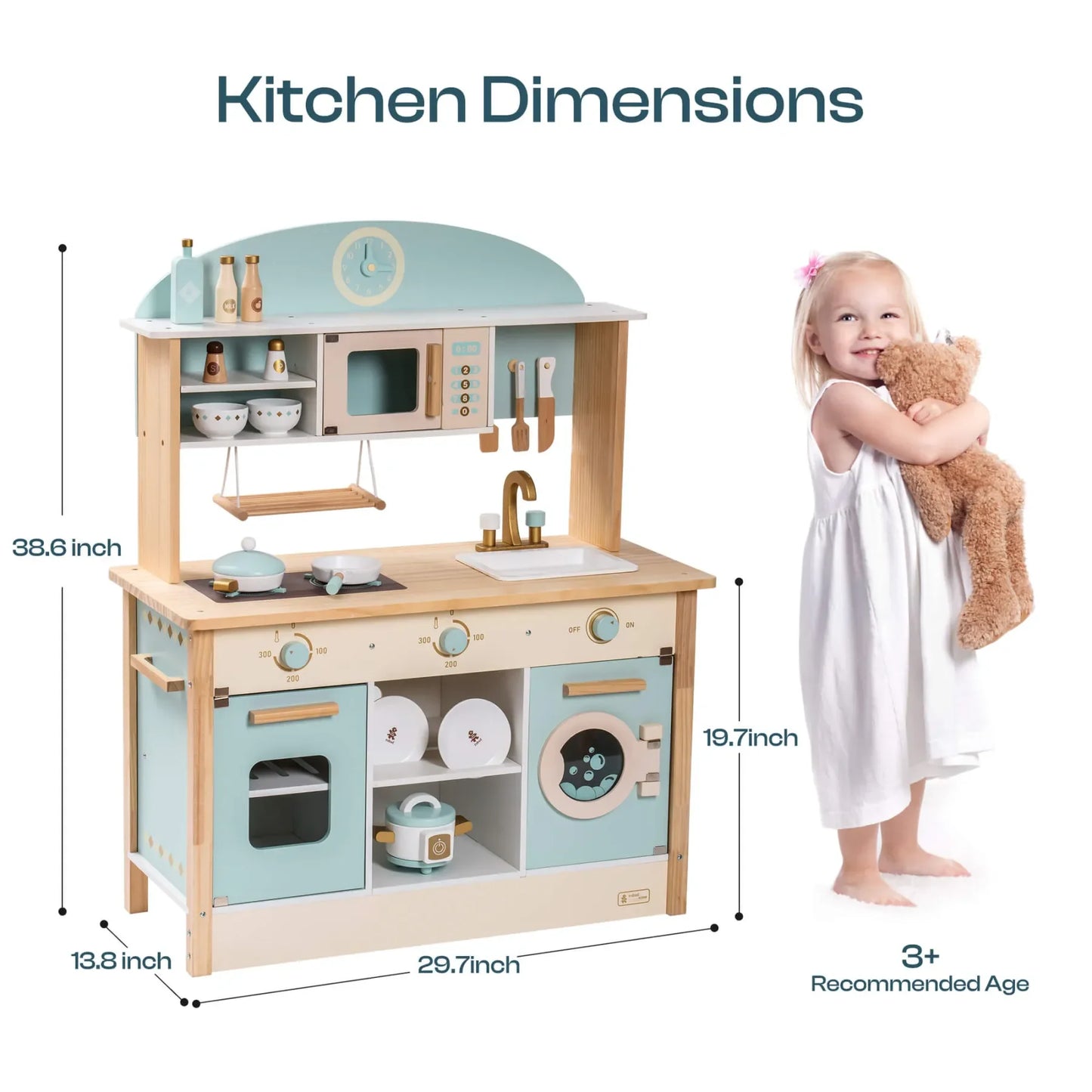 Kitchen Playset With Refrigerator, Oven , Etc.