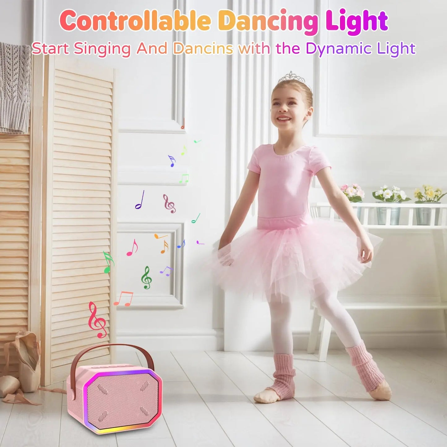 Portable Mini Karaoke Machine for Kids