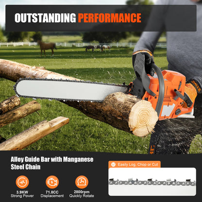 24 inch Gasoline Powered Chain Saw