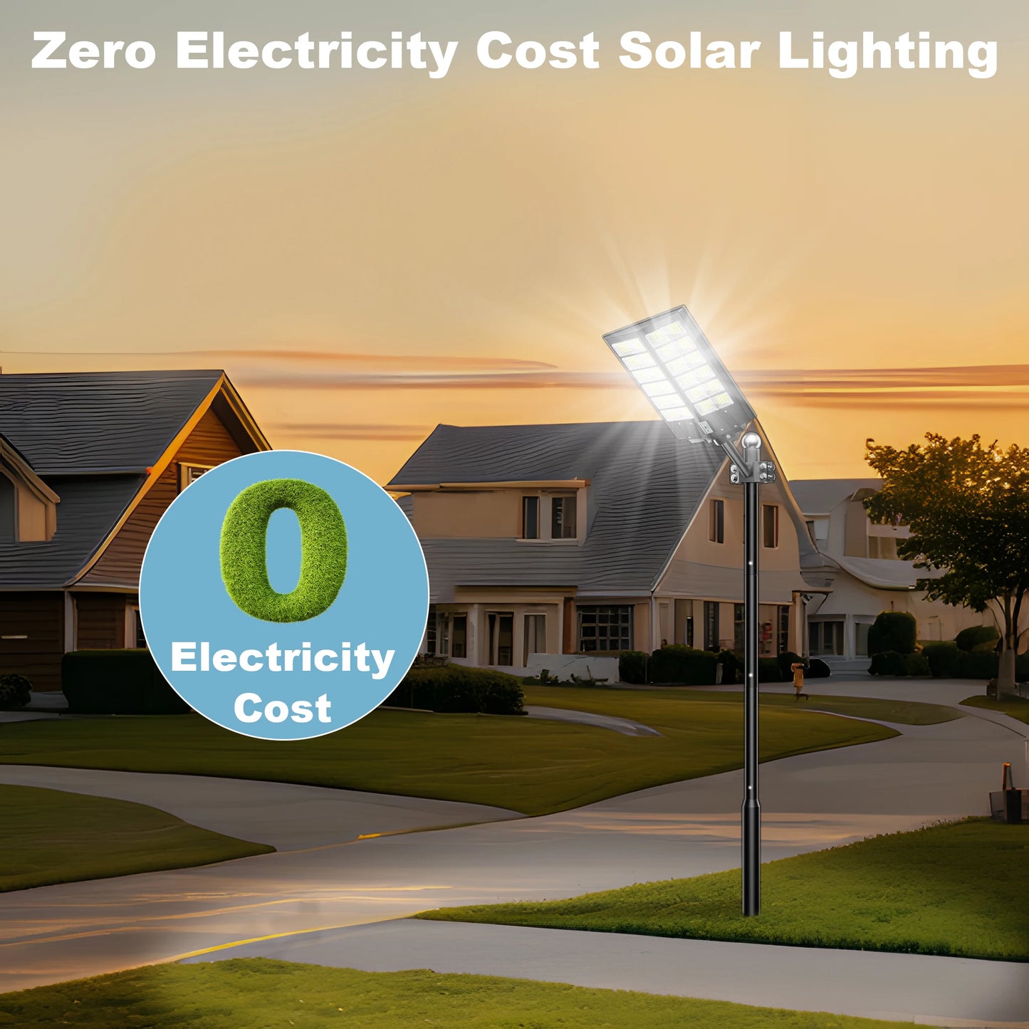 6000-Watt Waterproof Solar Street Light