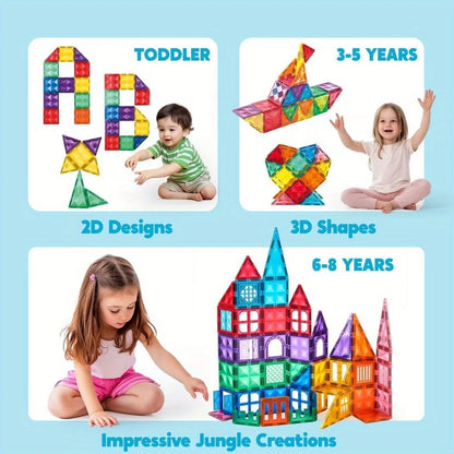 110/66/50 PCS Magnetic Building Blocks