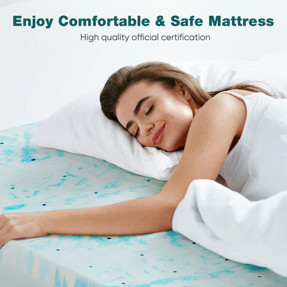 2-3 Inch Gel Memory Foam Mattress Topper
