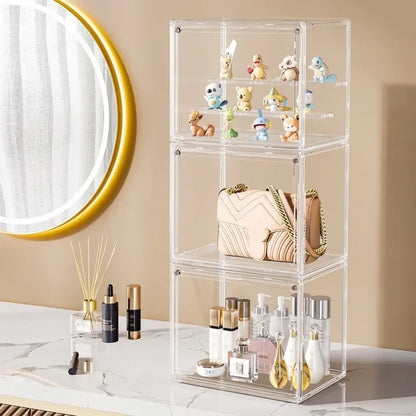 Clear Stackable Dustproof Storage Bins