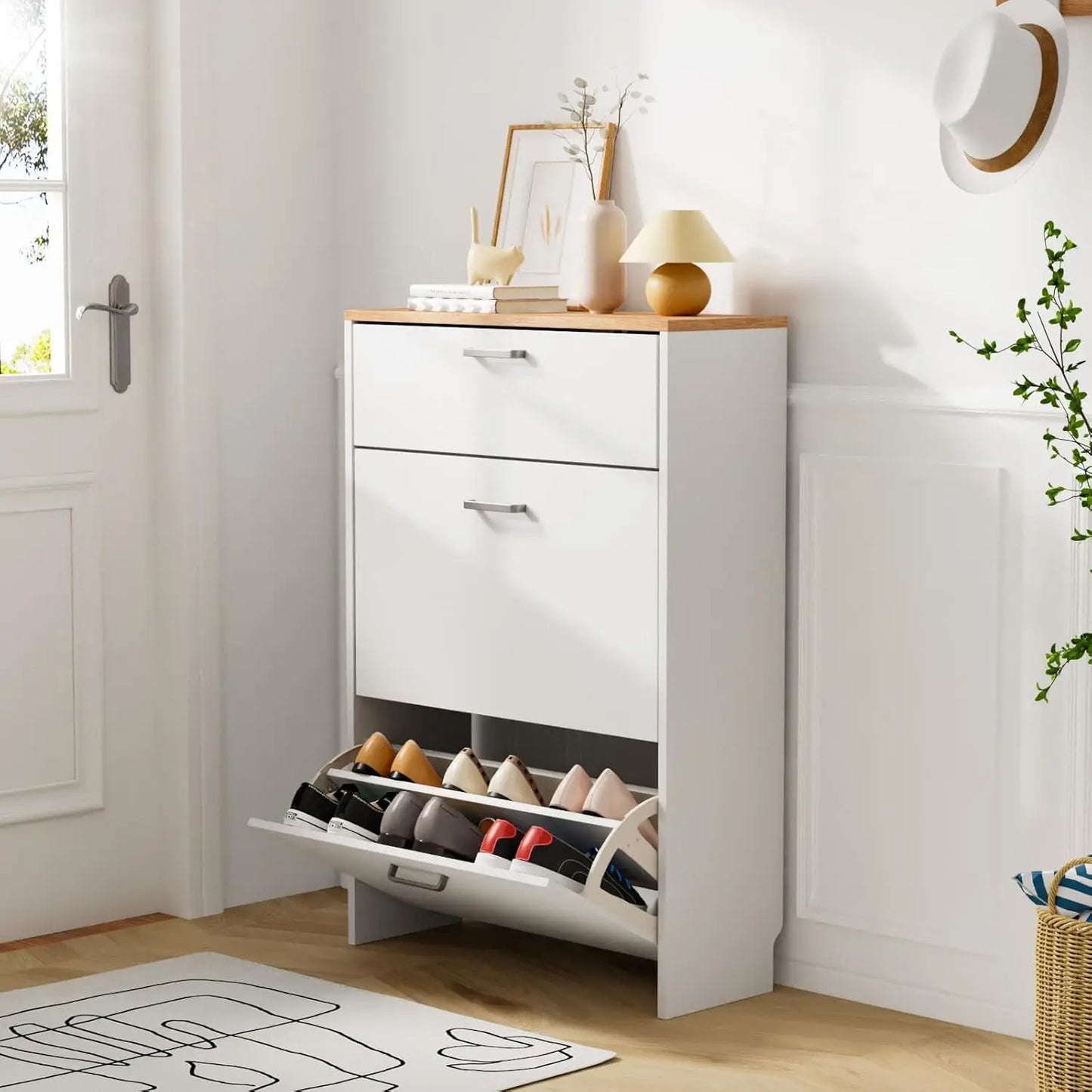 Shoe Cabinet Storage for Entryway