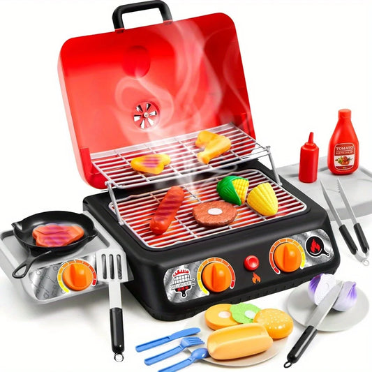 Kids BBQ Grill Playset