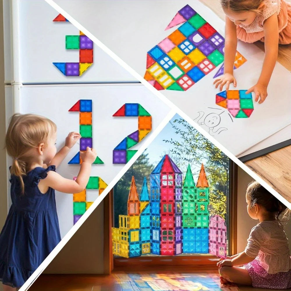 110/66/50 PCS Magnetic Building Blocks