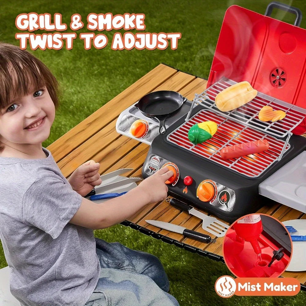 Kids BBQ Grill Playset