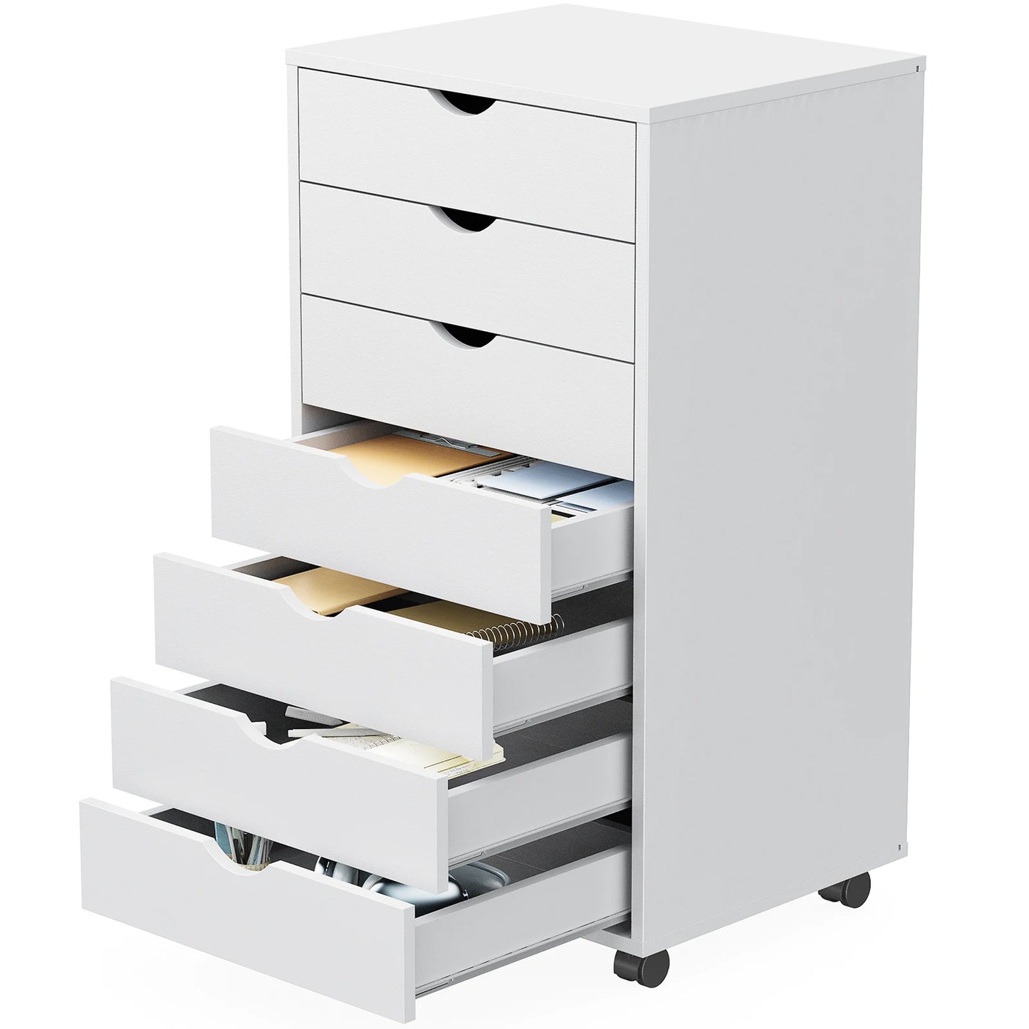 7 Drawer Rolling Dresser