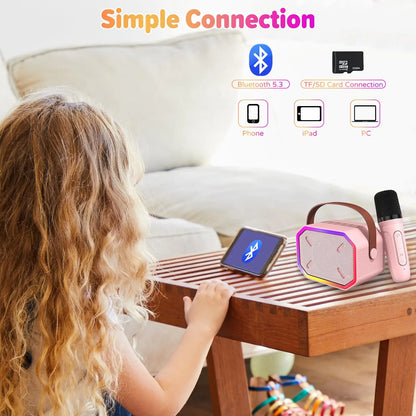 Portable Mini Karaoke Machine for Kids