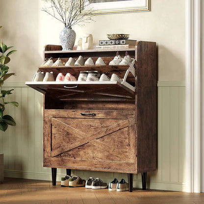 Shoe Cabinet Storage for Entryway