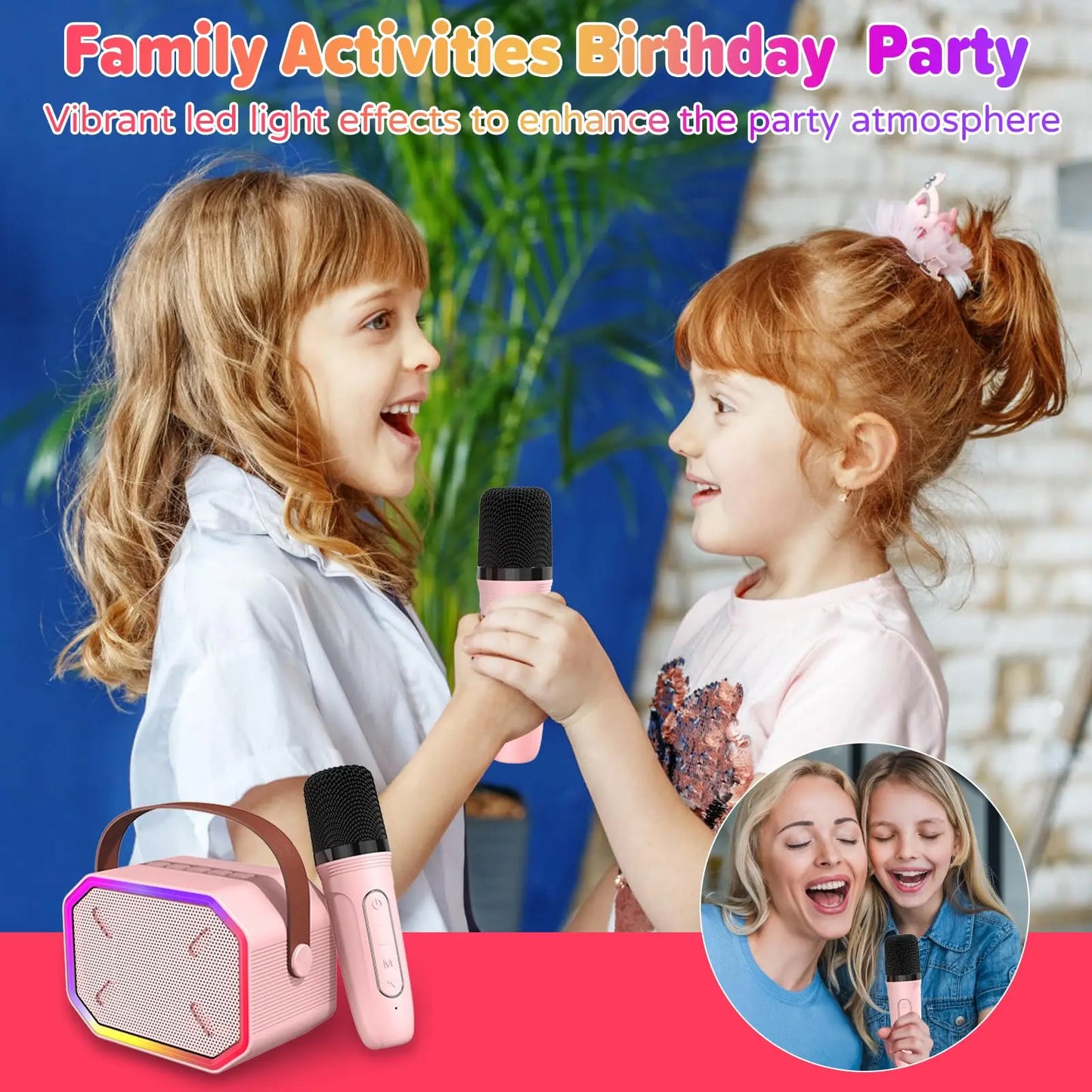 Portable Mini Karaoke Machine for Kids