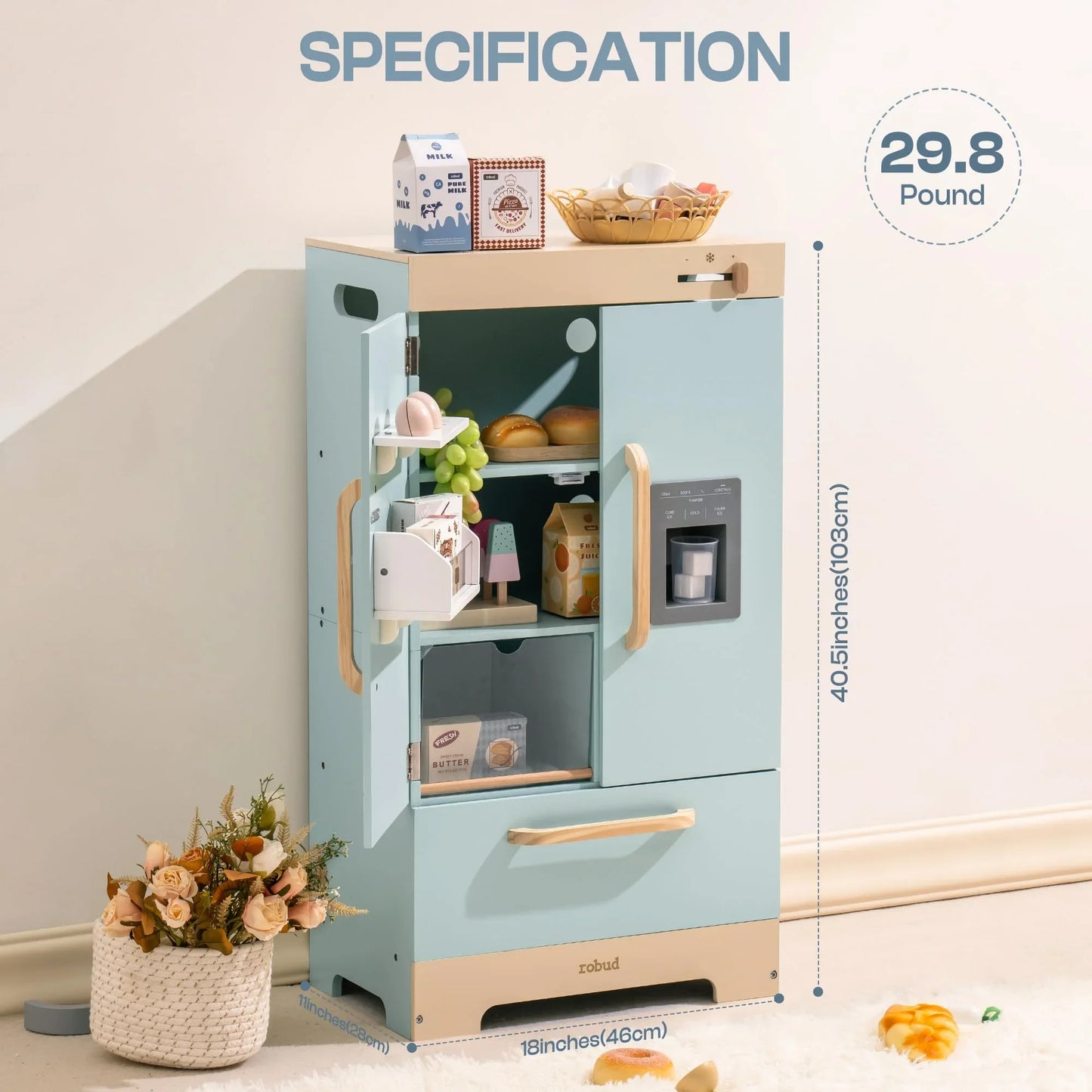 Kitchen Playset With Refrigerator, Oven , Etc.