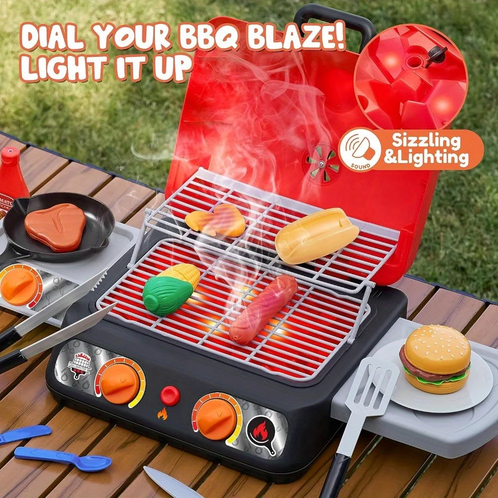 Kids BBQ Grill Playset