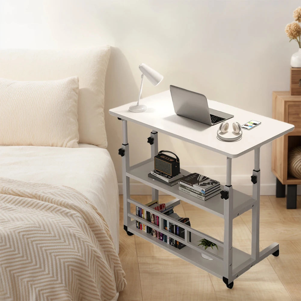 Height Adjustable Mobile Laptop Computer Desk