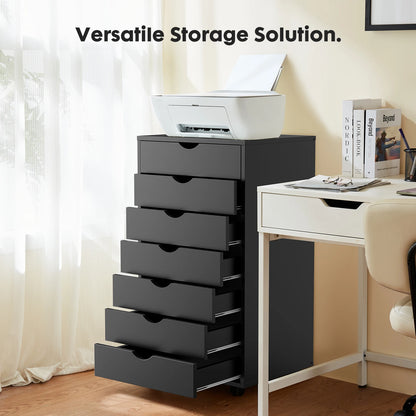 7 Drawer Rolling Dresser
