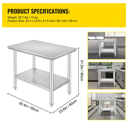 Stainless Steel Work Bench
