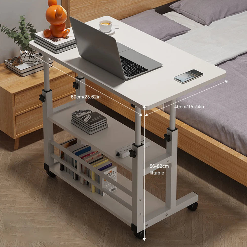 Height Adjustable Mobile Laptop Computer Desk