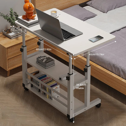 Height Adjustable Mobile Laptop Computer Desk