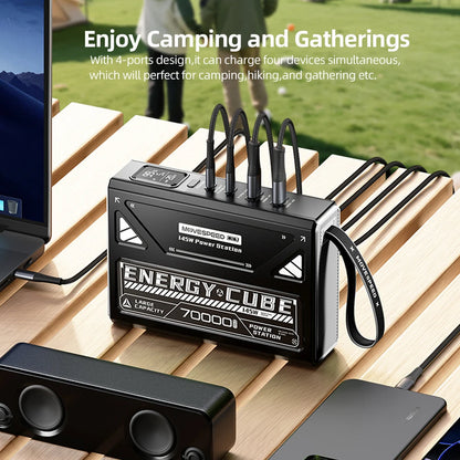 LED Camping Lantern With 70000mAh Large Capacity Battery
