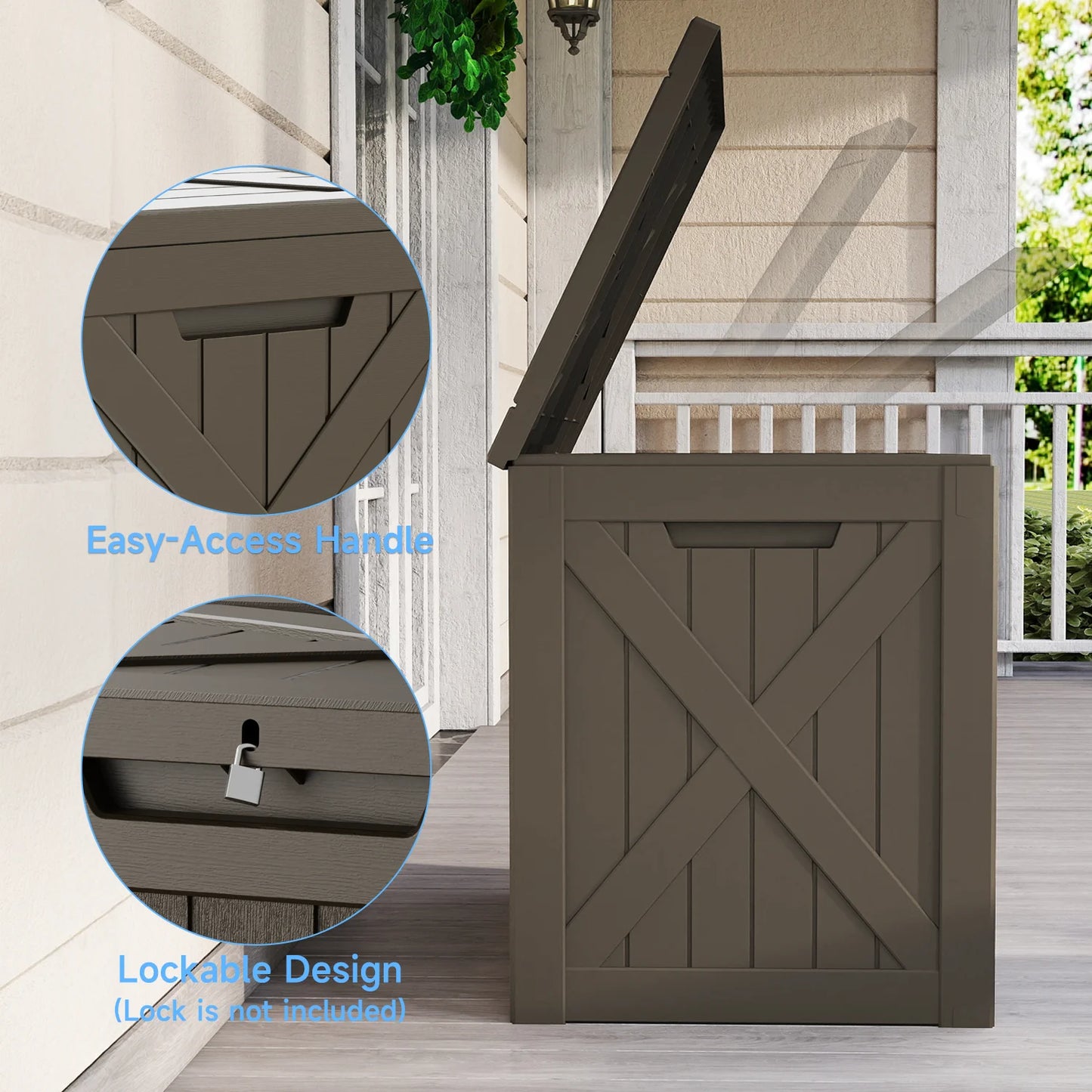 32 Gallon Outdoor Storage Box