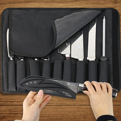 9 Piece Stainless Kitchen Knife Set