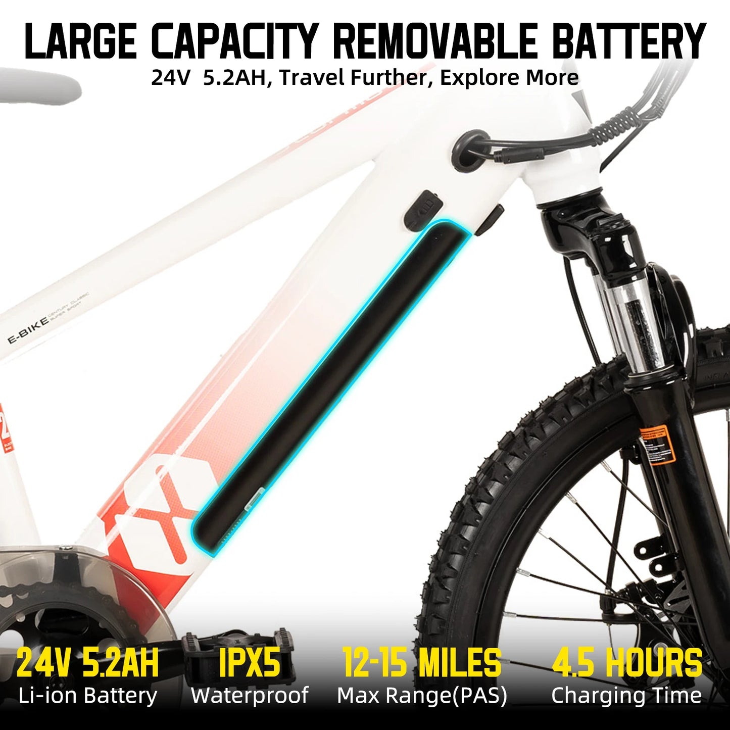 15 MPH Electric Mountain Bike
