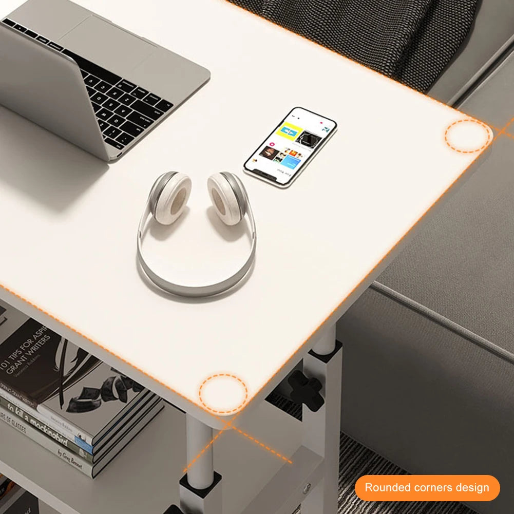 Height Adjustable Mobile Laptop Computer Desk