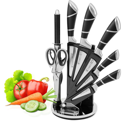 8 Piece Stainless Steel Kitchen Knife Set