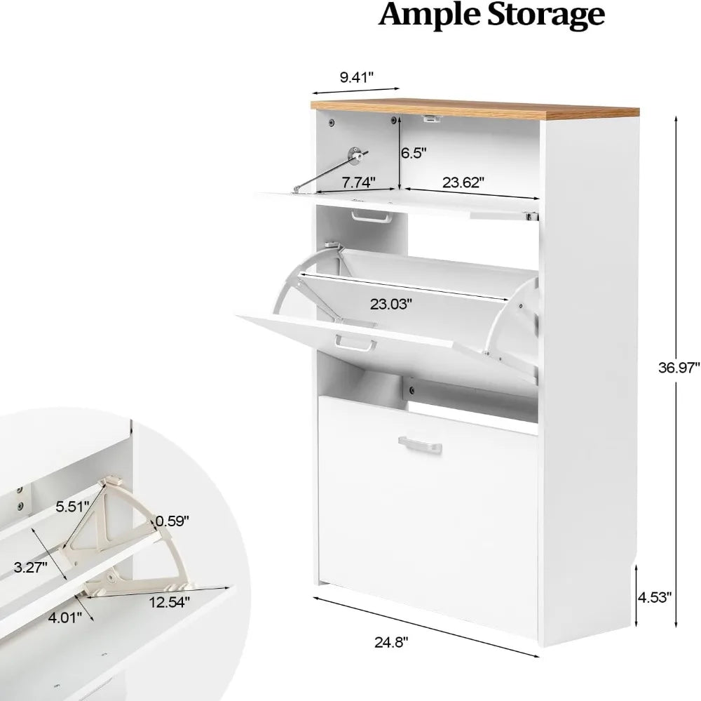 Shoe Cabinet Storage for Entryway