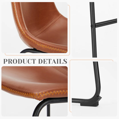 Counter Height Leather Bar Stools