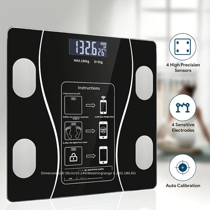 Intelligent Digital Body Scale With Backlit LED