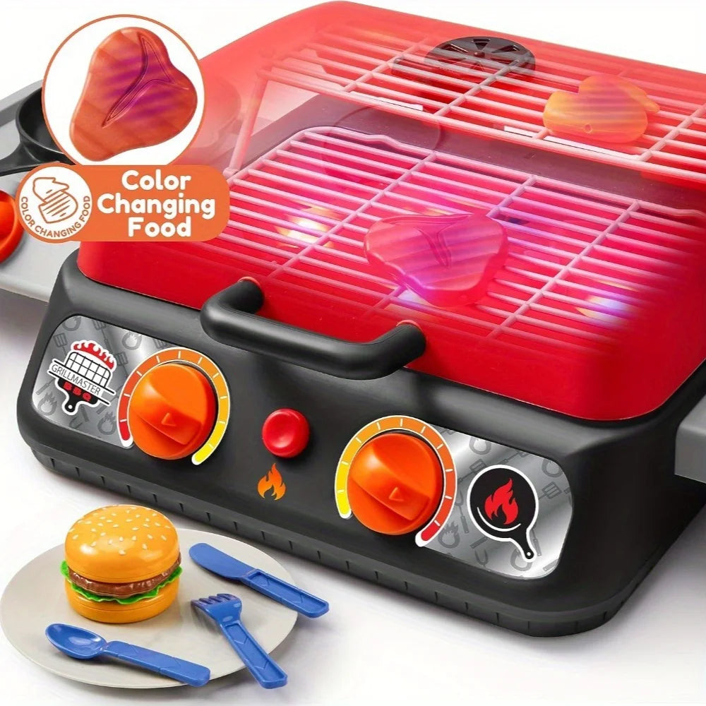 Kids BBQ Grill Playset