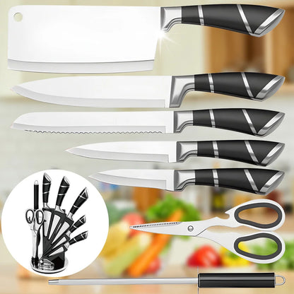 8 Piece Stainless Steel Kitchen Knife Set