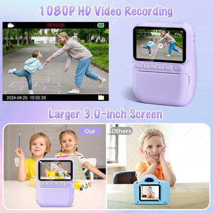 Kids Portable Digital Instant Print Camera