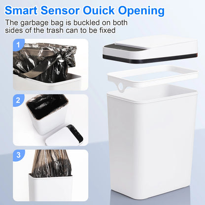 Automatic Trash Cans Touchless Motion Sensor