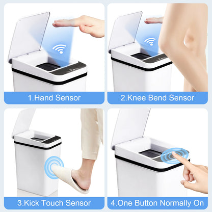 Automatic Trash Cans Touchless Motion Sensor