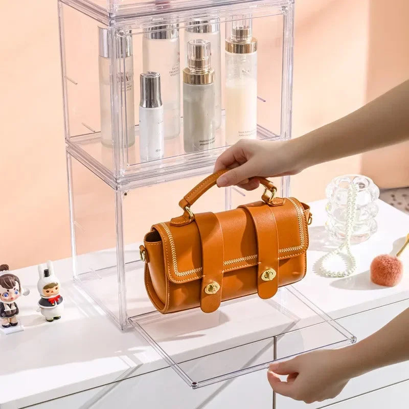 Clear Stackable Dustproof Storage Bins
