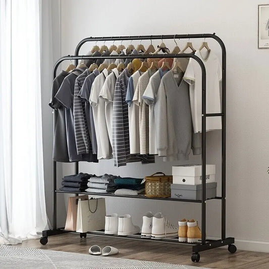 Double Rail Hanging Garment Rack